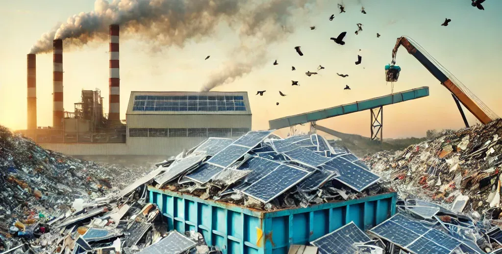 태양광 폐 패널