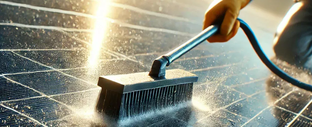 태양광 패널 청소 및 관리 방법_패널청소