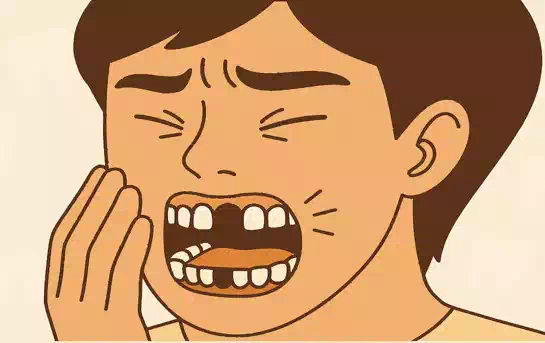 앞 이빨 빠지는 꿈_이미지