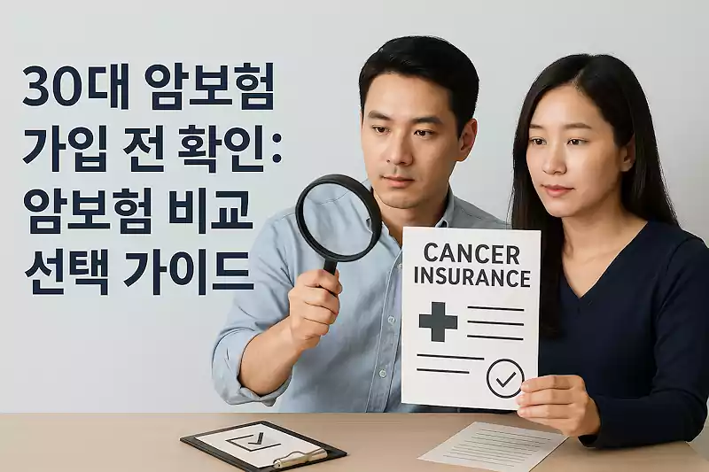 30대 암보험_암보험 비교 분석_배너